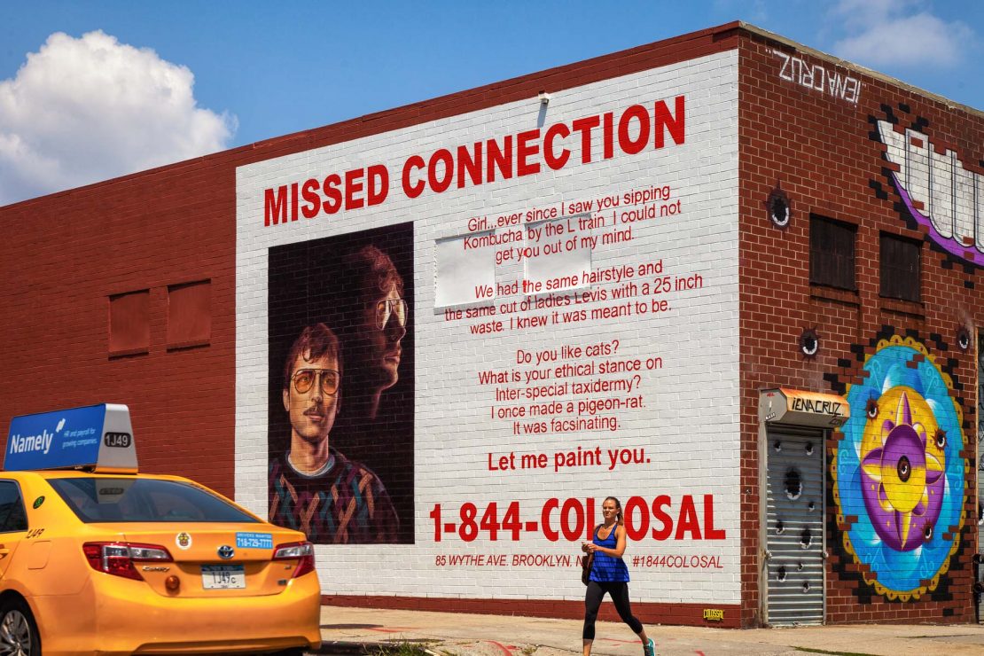 Missed Connection OOH campaign