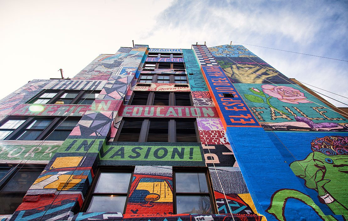 Faile mural in New York City