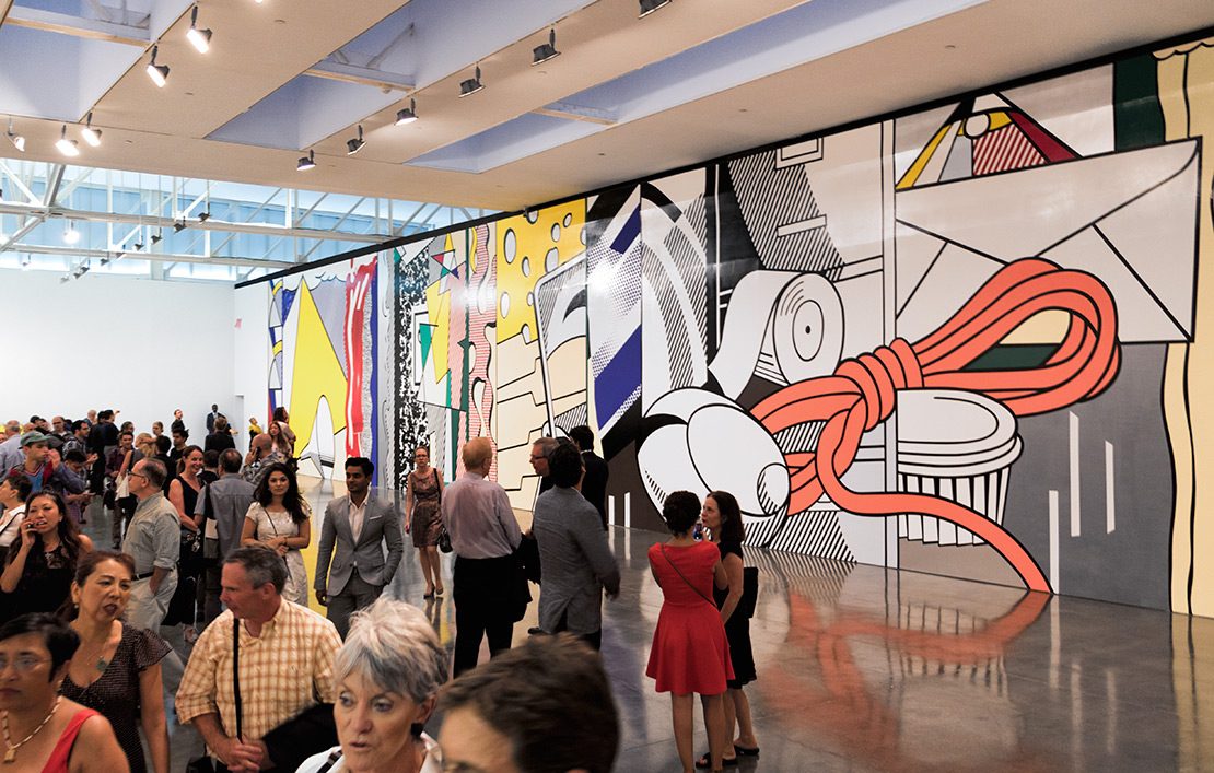 Gagosian Gallery Lichtenstein opening