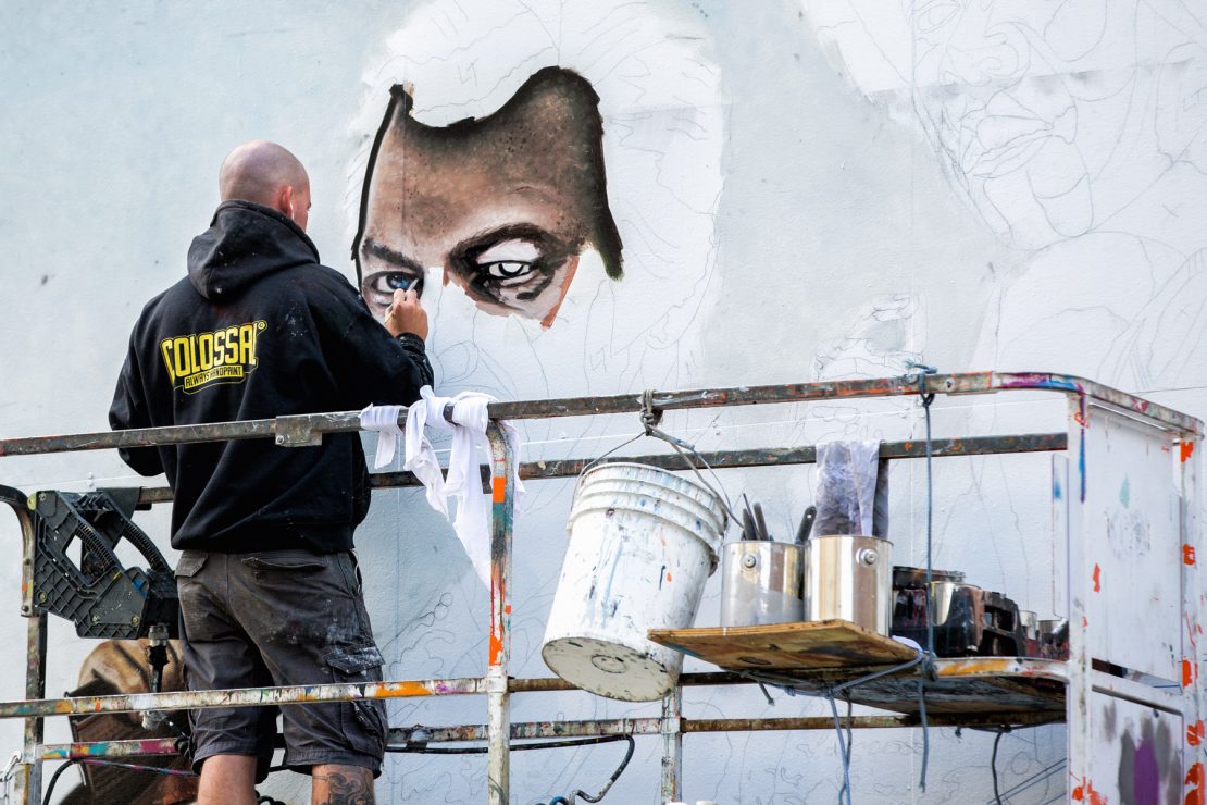 Mafia III painting - Brooklyn billboard by Colossal Media