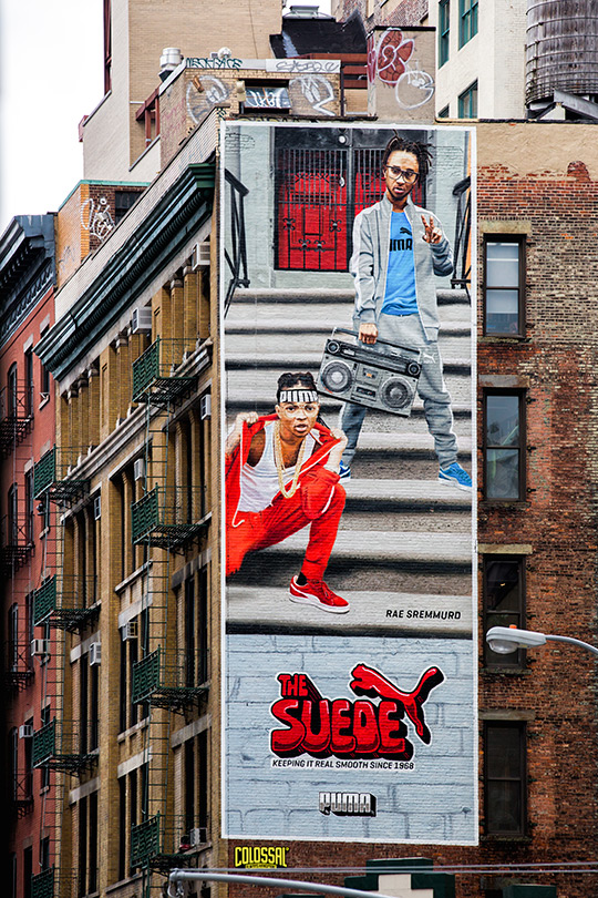 Completed PUMA mural in Manhattan