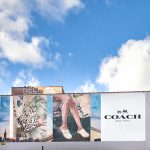Hand painted OOH advertisement for Coach