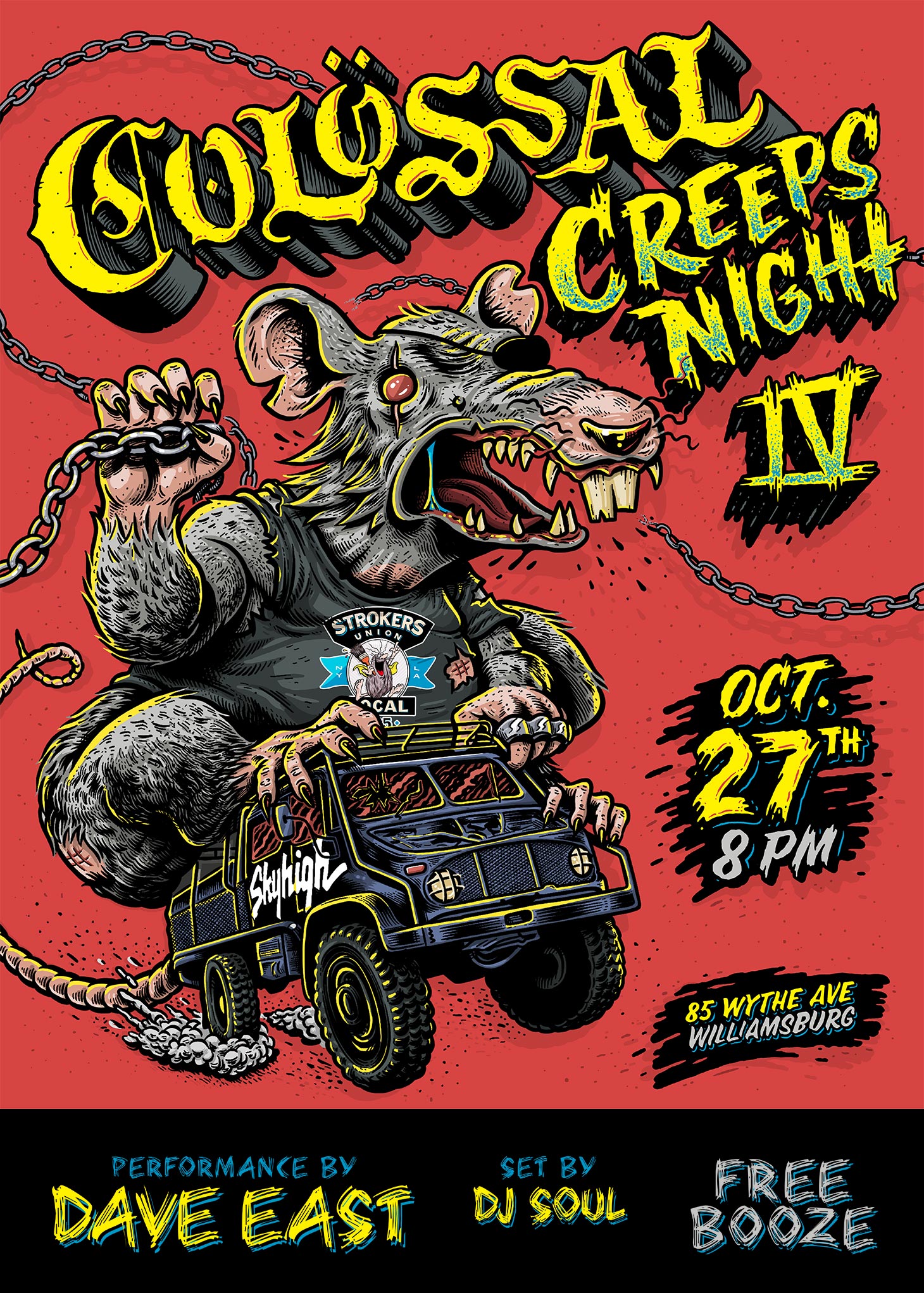 Colossal Creeps Night IV - Halloween Party - October 27, 2017