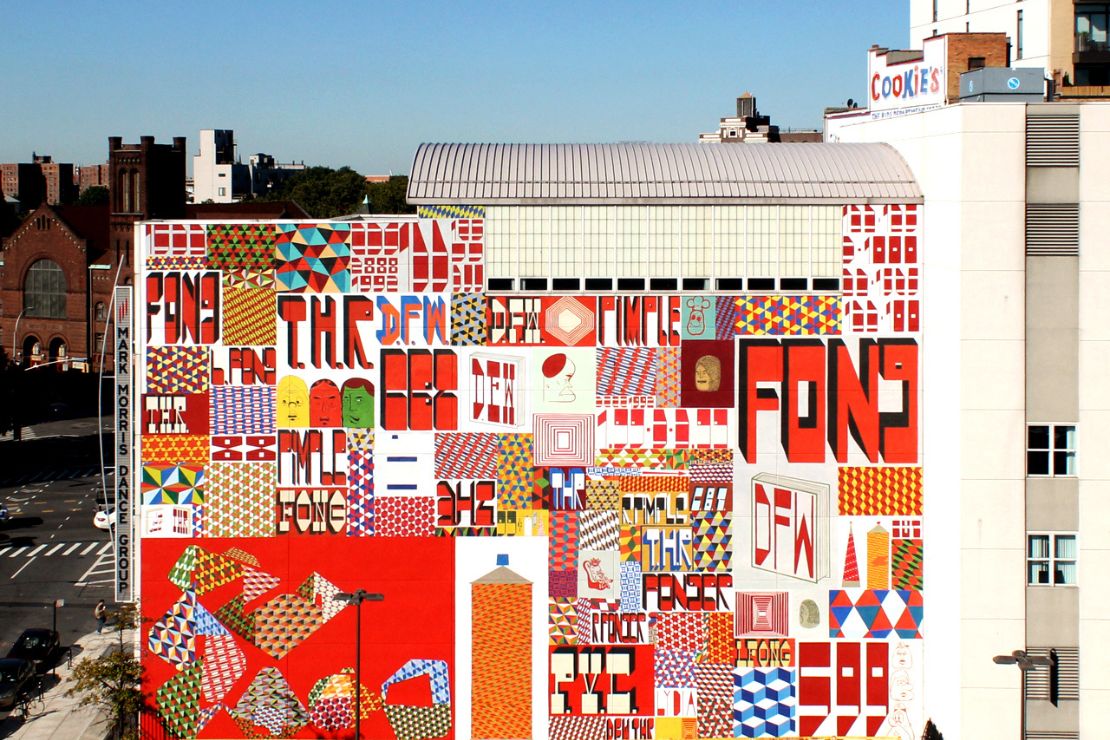 Barry McGee art for Cadillac, hand painted by Colossal Media.
